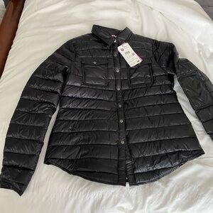 Brand new Cotes of London  harrow royale down shirt jacket in black